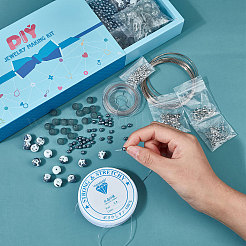 865 kit di gioielli in vetro fai da te&nbsp;DIY-SC0015-16A