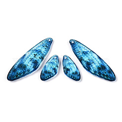 Boucles d'oreilles pendantes en résine transparente&nbsp;FIND-TAC0006-58B