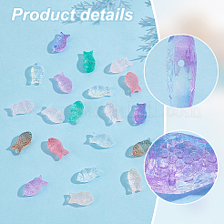 150 pz 10 colori perle di vetro verniciate a spruzzo trasparenti&nbsp;GLAA-PH0002-71