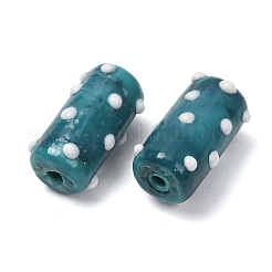 Perline irregolari fatte a mano in lampwork&nbsp;LAMP-G170-01B-14