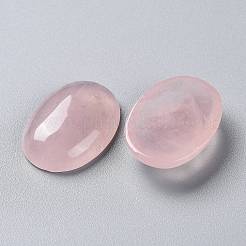 Rosa naturale cabochon di quarzo&nbsp;X-G-L553-41