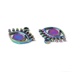 Placcatura ionica (ip) 304 impostazioni cabochon pendente in acciaio inossidabile&nbsp;STAS-I694-38MC