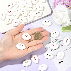 40 Stück 8 Stile lustige undurchsichtige Harz-Cabochons&nbsp;RESI-SC0036-69