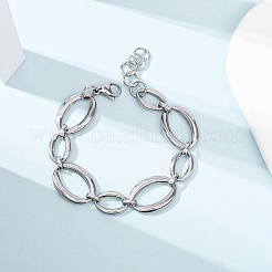 Bracelets à maillons en acier inoxydable 304 pour femmes&nbsp;BJEW-K293-05P
