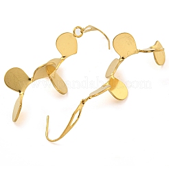 Orecchini in acciaio inossidabile 304 con placcatura ionica (ip) per donna&nbsp;EJEW-E304-11G