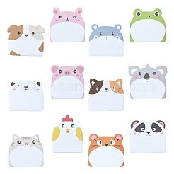 12 pz. 12 stili di post-it a tema animale&nbsp;ST-CJ0044-002