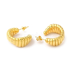 Goldene Ohrstecker aus 304 Edelstahl&nbsp;EJEW-K257-01C-G