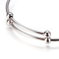 Fabrication de bracelets réglables en acier inoxydable 304 anti-ternissement&nbsp;MAK-F227-34-P