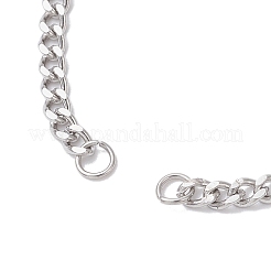 3 mm 304 Edelstahl gedrehte Kette Armbandherstellung&nbsp;AJEW-JB01440-02