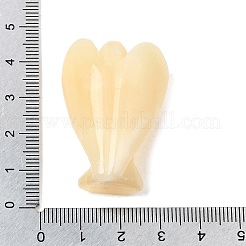 Engelsfigur aus natürlichem gelbem Jade&nbsp;DJEW-N006-01A-19
