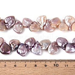 Perles de perles de keshi baroques naturelles&nbsp;PEAR-N020-P23-01A