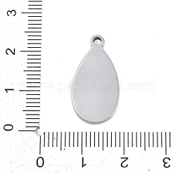 Cabochon-Fassungen für Anhänger aus Edelstahl 304&nbsp;STAS-D264-08E-P