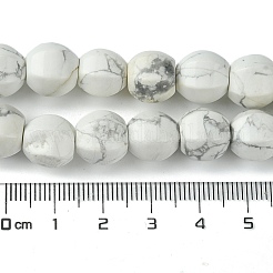 Fili di perline howlite naturale&nbsp;G-H023-A16-01