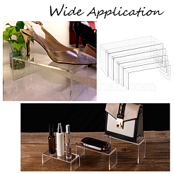 5 stücke 5 arten u-form acryl schuhe display stand risers&nbsp;ODIS-WR0001-01