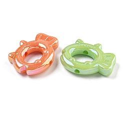 Placcatura uv perle acriliche iridescenti&nbsp;OACR-G039-22