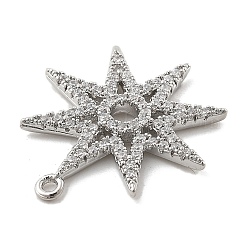 Pendentifs en laiton zircon cubique transparent&nbsp;KK-L228-13P