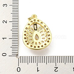 Ottone micro spianare pendenti zirconi&nbsp;FIND-Z023-17G