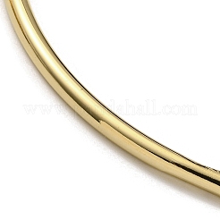 Juego de brazaletes y anillos lisos de acero inoxidable 202 con revestimiento al vacío de PVD de 7 pieza&nbsp;BJEW-M317-16A-G
