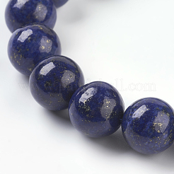 Natürlicher Lapislazuli Perlenstränge&nbsp;G-G087-10mm