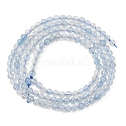 Natürliche Aquamarin Perlen Stränge&nbsp;G-H358-A11-3mm-01