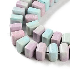 Brins de perles d'agate d'alashan arc-en-ciel naturel&nbsp;G-NH0022-C01-01