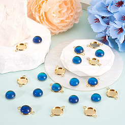 20 Stück Cabochon-Anschlussfassungen aus Edelstahl 304&nbsp;DIY-TA0015-44A