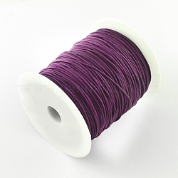 Hilo de nylon, púrpura, 1mm, alrededor de 153.1 yarda (140 m) / rollo