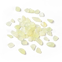 Nouvelles perles de jade naturelles, pas de trous / non percés, pépites, 9.5~18.5x8~10x3~7mm, environ 660 pcs/500 g