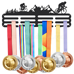 Superdant colgador de medallas deportivas exhibición gancho de medalla de bicicleta de montaña premio de motocicleta colgador de cinta montado en la pared para 60+ estante de medallas regalos de atleta para motociclistas