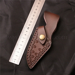 模造革ナイフシース  ストレートナイフホルスター  ナイフの刃のカバー  シエナ  16cm
