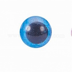 Handwerk Plastik Puppe Augen, Gefüllte Spielzeugaugen, Sicherheitsaugen, Verdeck blau, 12 mm