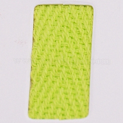 綿ツイルテープリボン  ヘリンボーンリボン  裁縫用  芝生の緑  1インチ（25mm）