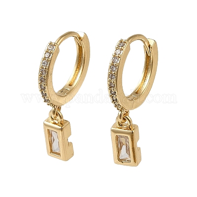Orecchini pendenti in ottone&nbsp;EJEW-L271-14KCG-01-1