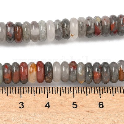 Natürliche afrikanische Heliotrop Perlen Stränge&nbsp;G-G329-A02-3x8mm-1