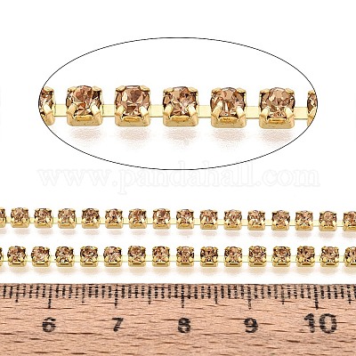 Catene della tazza del rhinestone di ferro&nbsp;CH-A008-01D-1