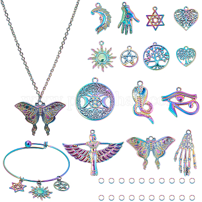 Wholesale SUNNYCLUE DIY Pendant Necklace & Bangle Making Kits 
