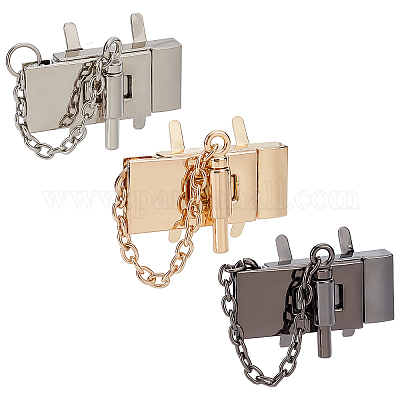 Clasp Purse Buckles Bag Lock Chain Handbag Turn Clip Making Locks