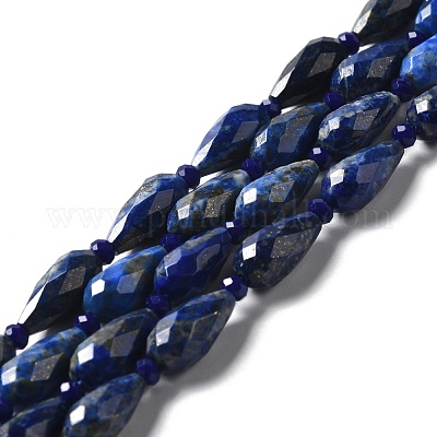 Natürlicher Lapislazuli Perlenstränge&nbsp;G-B028-A12-1