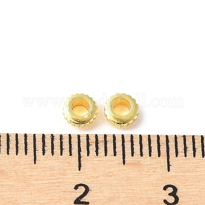 Perline di distanziatore in ottone&nbsp;KK-U067-02G-1