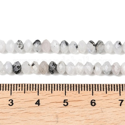 Natürliche Regenbogen-Mondstein-Perlenstränge&nbsp;G-B175-A01-3x5mm-1