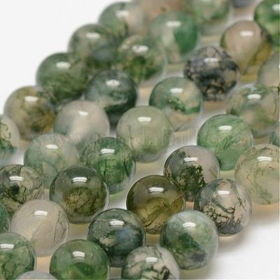 moss agate beads