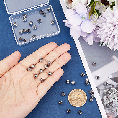 UNICRAFTALE 50pcs 10mm Diameter 201 Stainless Steel Jamaica