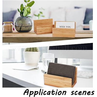 Visitenkartenetui aus Holz&nbsp;AJEW-WH0104-11-1