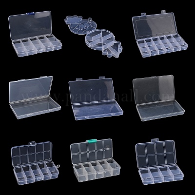 Wholesale Plastic Grid Bead Containers 