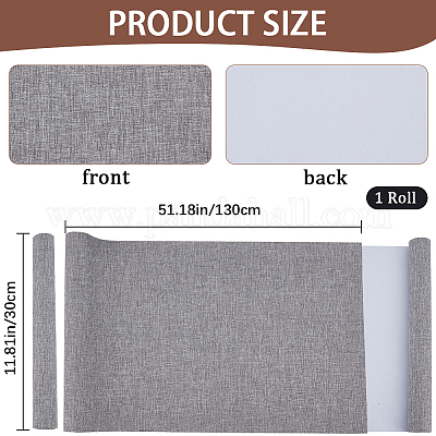 DIY-Leinenimitat&nbsp;SENE-WH0003-37A-22-1