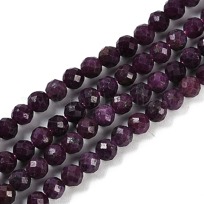 Brins de rubis naturels&nbsp;G-P553-G01-03-1