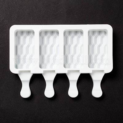 Wholesale Food Grade DIY Rectangle Ice-cream Silicone Molds 