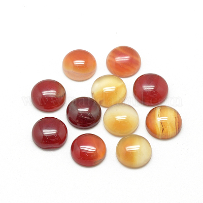 Cabochons agata naturale&nbsp;G-R416-10mm-12-1