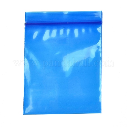 Einfarbige Pe Zip Lock Taschen OPP-M001-01C-04-1