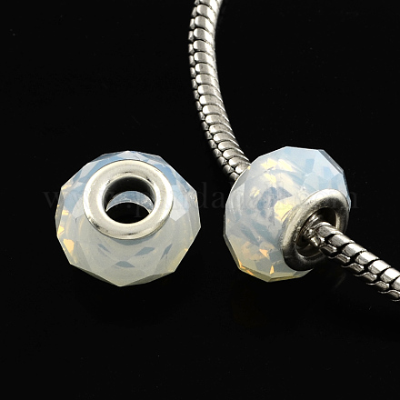 Glass European Beads GPDL-Q009-02S-1